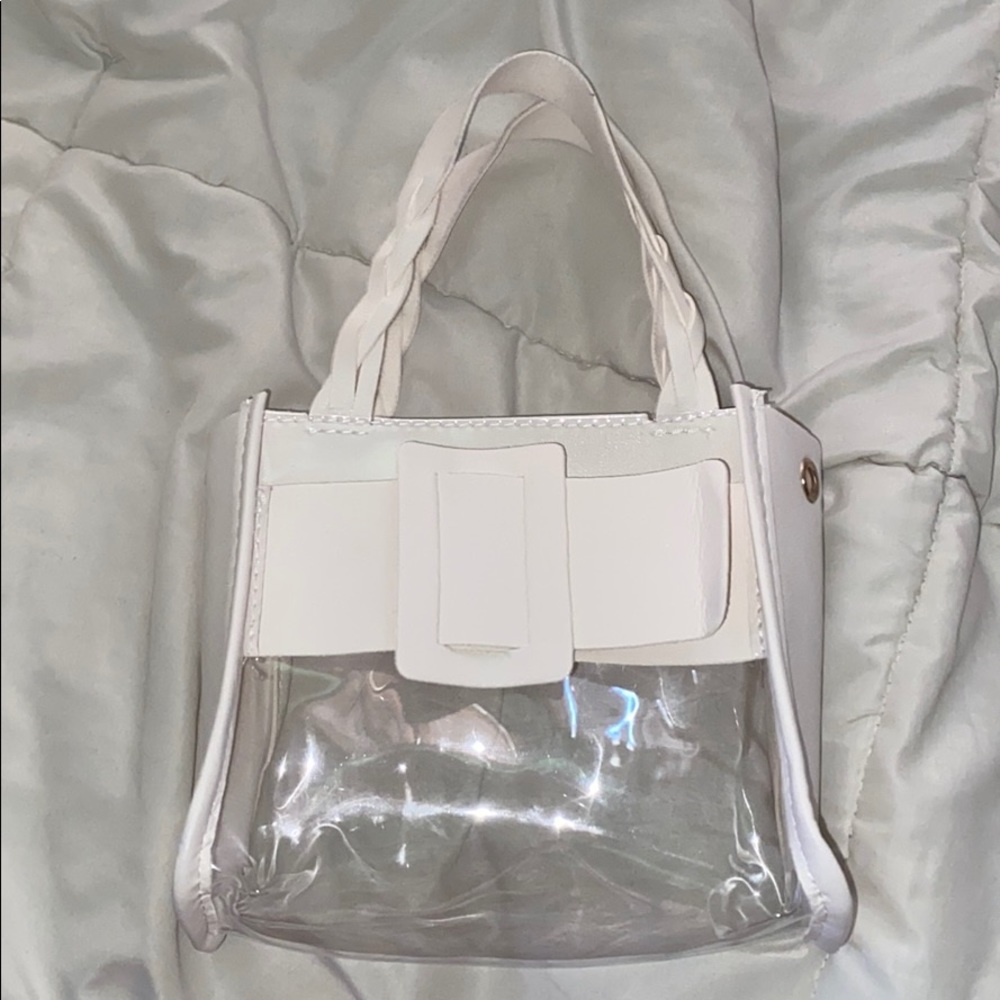 shein clear mini handbag